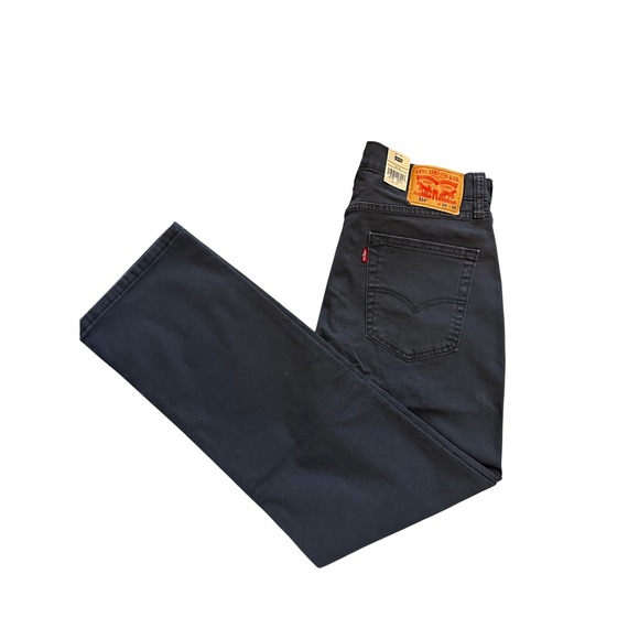 Levi's 514 Straight Fit Dark Wash Stretch Jeans Mens 32x30 - Picture 3 of 3